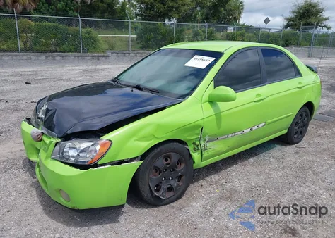 2005 Kia Spectra Ex/Lx/Sx z USA, uszkodzony, nr VIN KNAFE121955090182